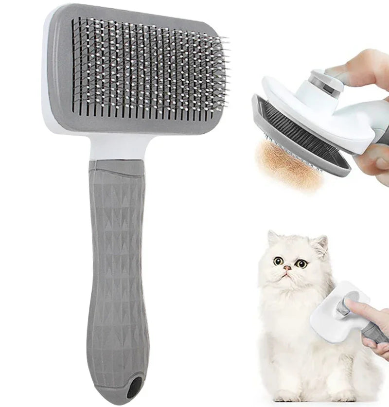 Dog & Cat Hair Remover Brush Grooming Comb for Long Hair Pets