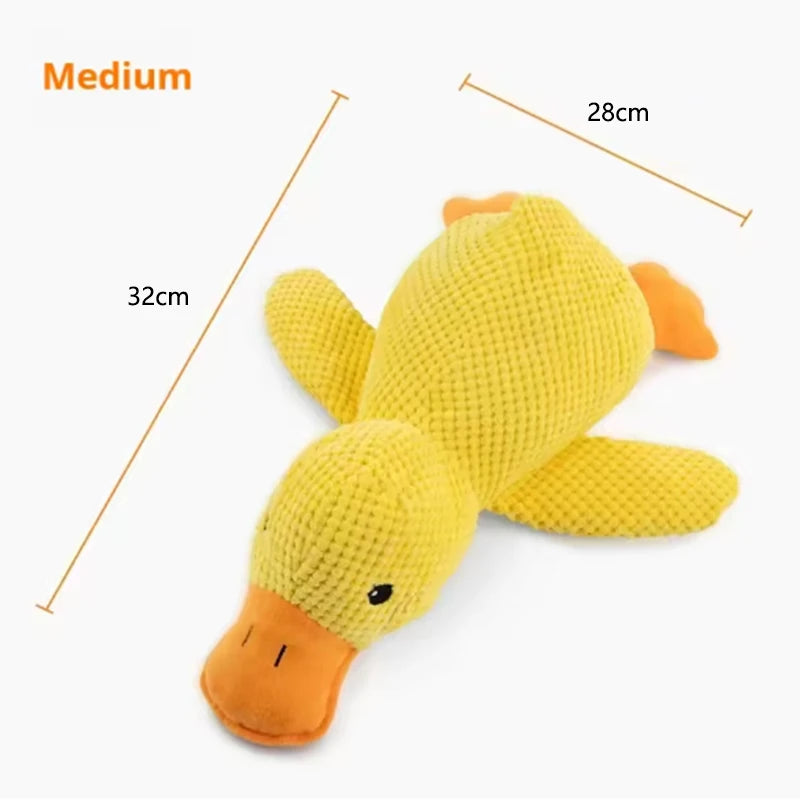 Bite‑Resistant Stomping Duck Dog Toy for Teeth Cleaning & Play