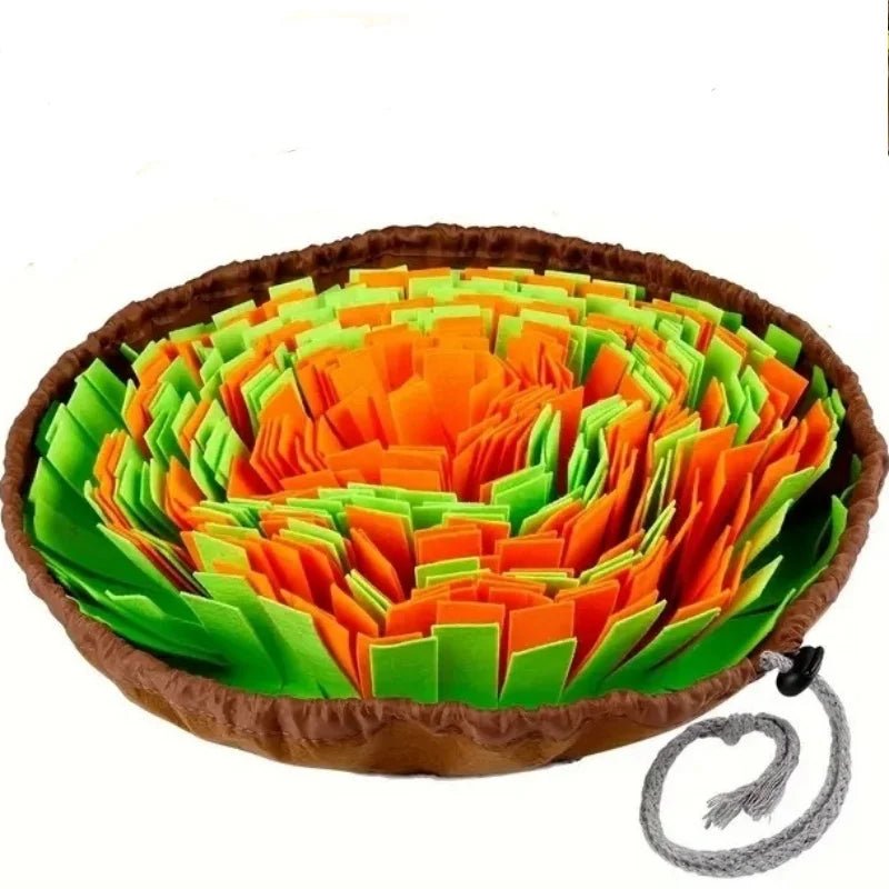 Foldable Washable Felt Pet Sniffing Slow Feeding Mat Toy