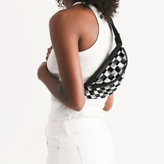 Print On Demand - Crossbody Sling Bag - "EOD Checkered Flag"