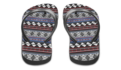 Print On Demand - Flip Flops - "Aztec Maroon"