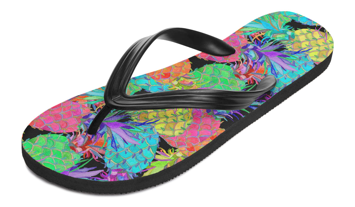 Print On Demand - Flip Flops - "How About Them Pineapples?"