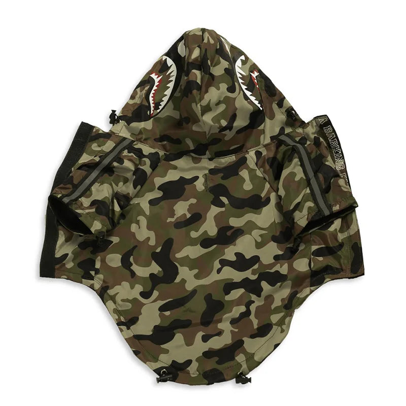 Dog Rain Hoodie Jacket