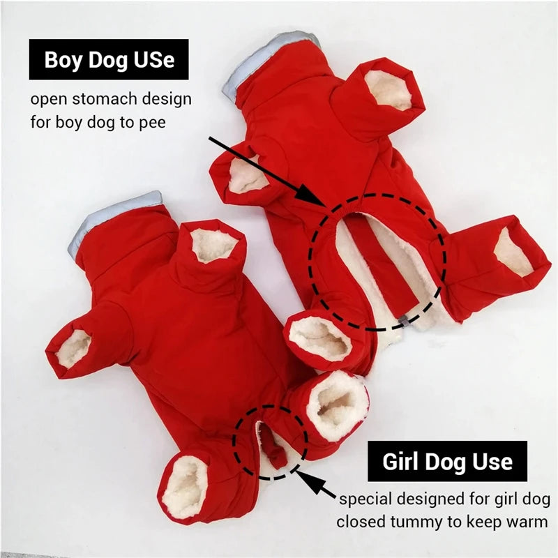 Reflective Dog Winter Jumpsuit
