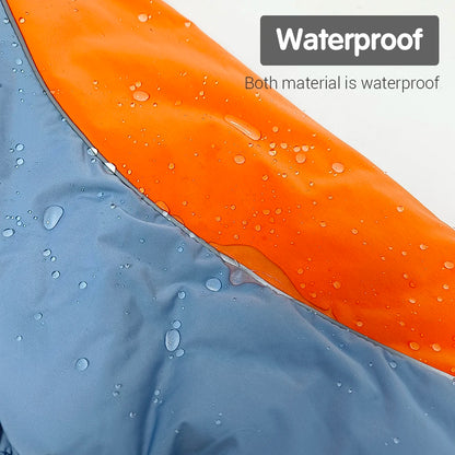 Thick Fleece Waterproof Dog Winter Jacket – Reflective Overall for Large Dogs