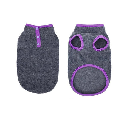 Fleece Dog Clothes Warm Vest for Small Dogs Spring Autumn