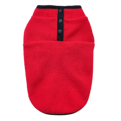 Fleece Dog Clothes Warm Vest for Small Dogs Spring Autumn