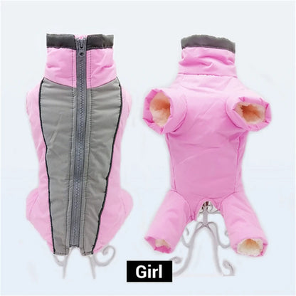 Reflective Dog Winter Jumpsuit