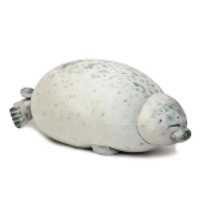 Angry Blob Seal 3D Plush Stuffed Sea Lion Pillow Toy