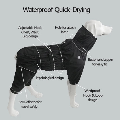 Reflective Dog Outdoor Jacket