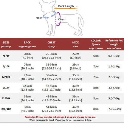 Reflective Dog Winter Jumpsuit