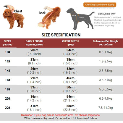 Waterproof Reflective Dog Winter Snowsuit – Extra Warm Jacket for Small Dogs