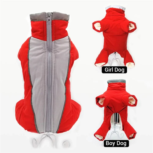 Reflective Dog Winter Jumpsuit