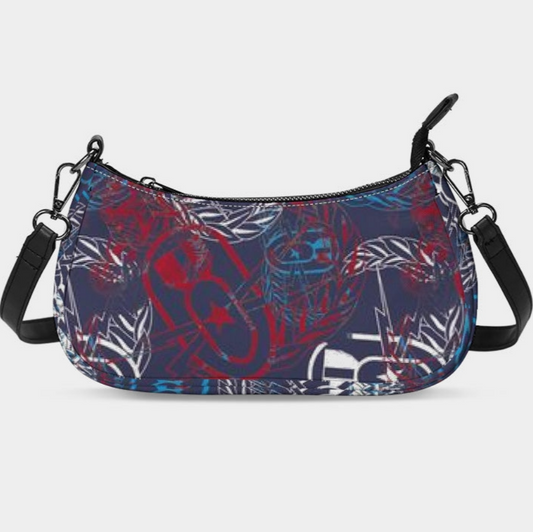 Print On Demand  - Petite Canvas Purse - "It's 5 o'clock Somewhere" (Red, White, & Blues)