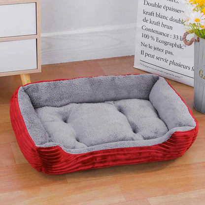 Waterproof Soft Warm Square Pet Bed House for Small to Large Dogs