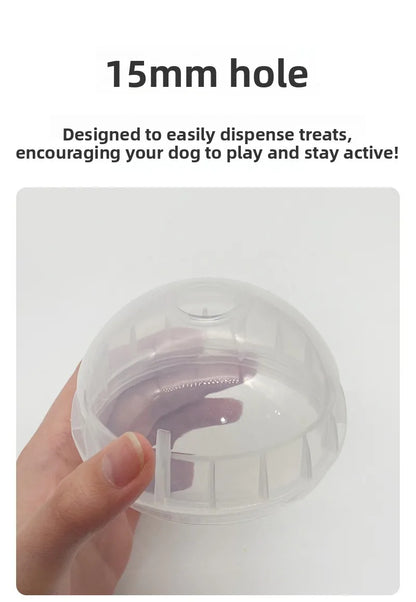 Interactive Dog Treat Ball Dispenser Slow Feeder Bite Resistant PP Toy