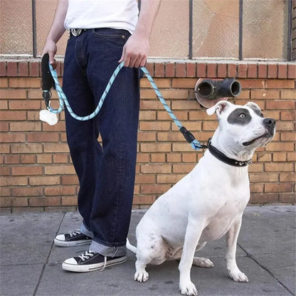 Reflective Padded Handle Dog Leash Heavy Duty Traction Rope