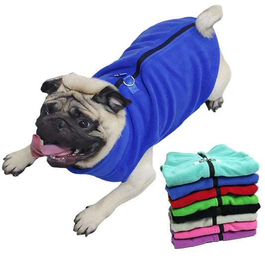 Fleece Dog Winter Vest