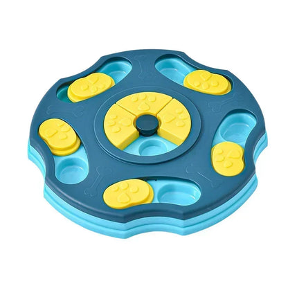 Interactive Slow Feeder Puzzle Toy Bowl for Dogs & Cats
