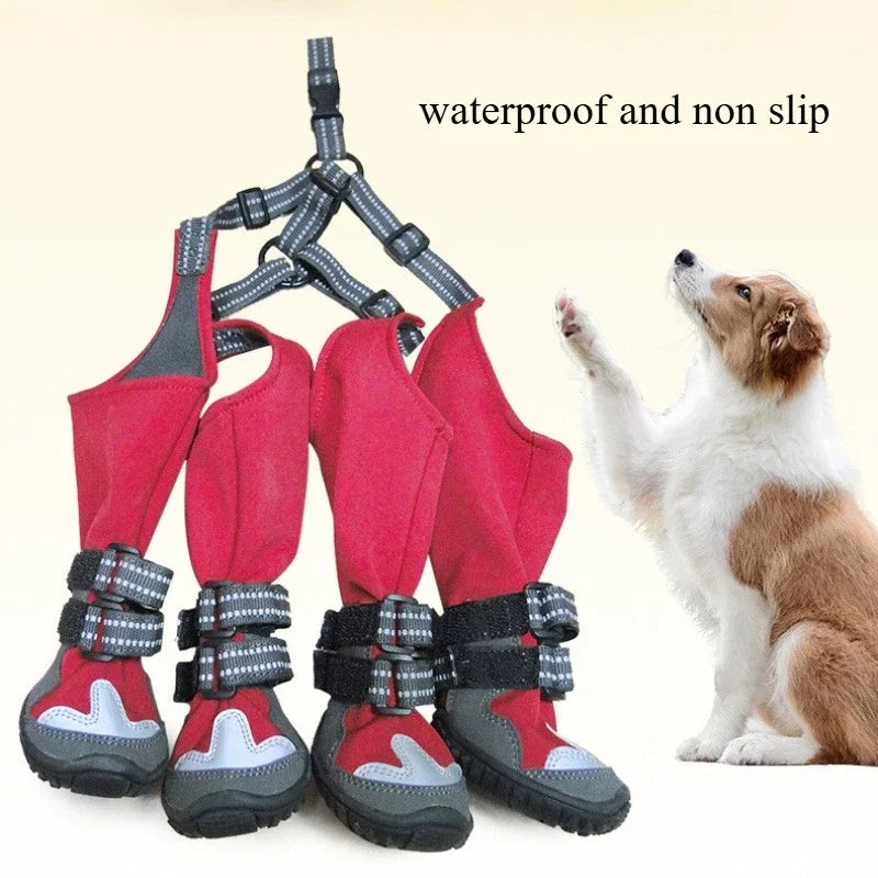 Dog Winter Long Boots
