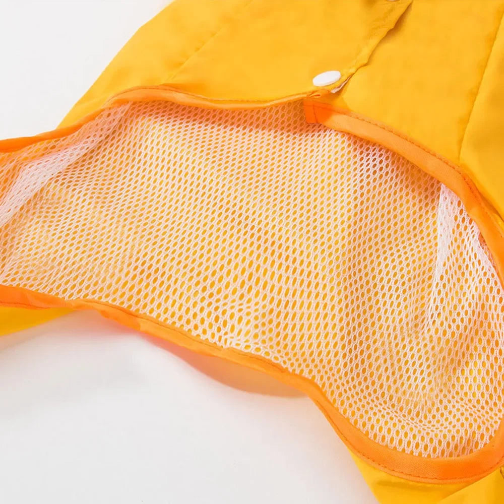 Cute Bear Waterproof Dog Rain Suit