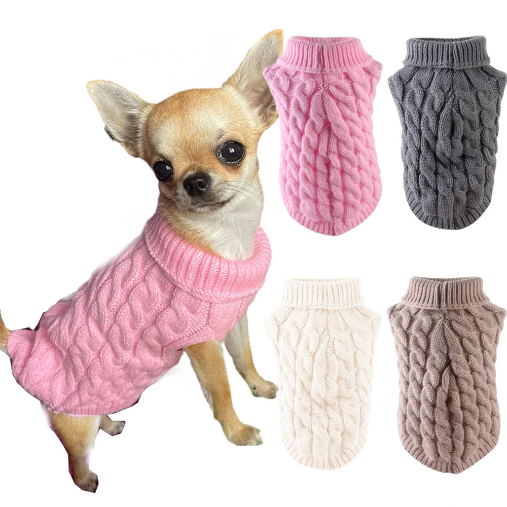 Classic Winter Dog Sweater