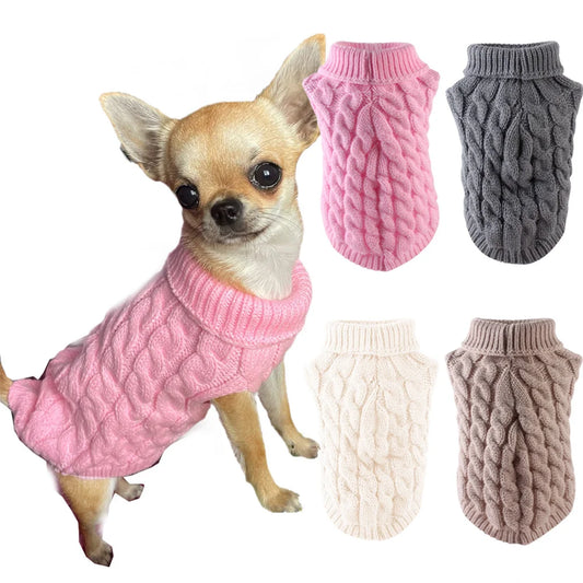 Classic Winter Dog Sweater