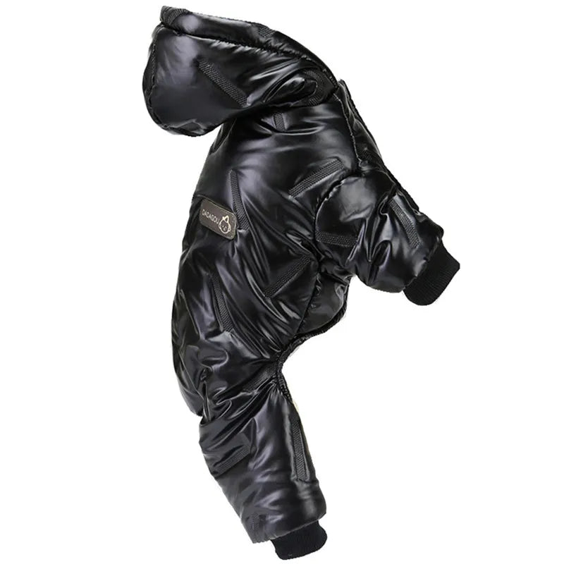 Hooded Dog Winter Jumpsuit
