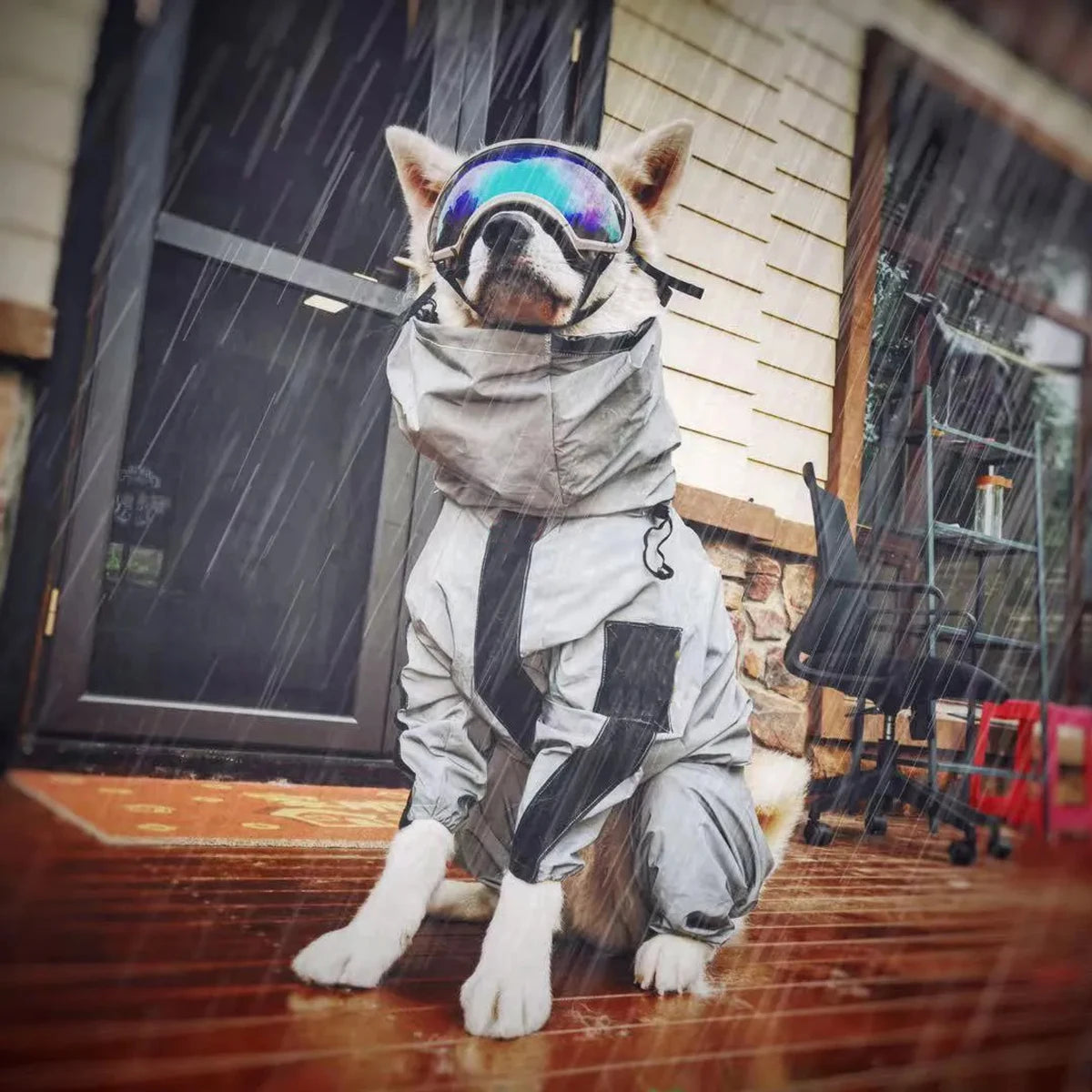 Reflective Waterproof Outdoor Dog Raincoat