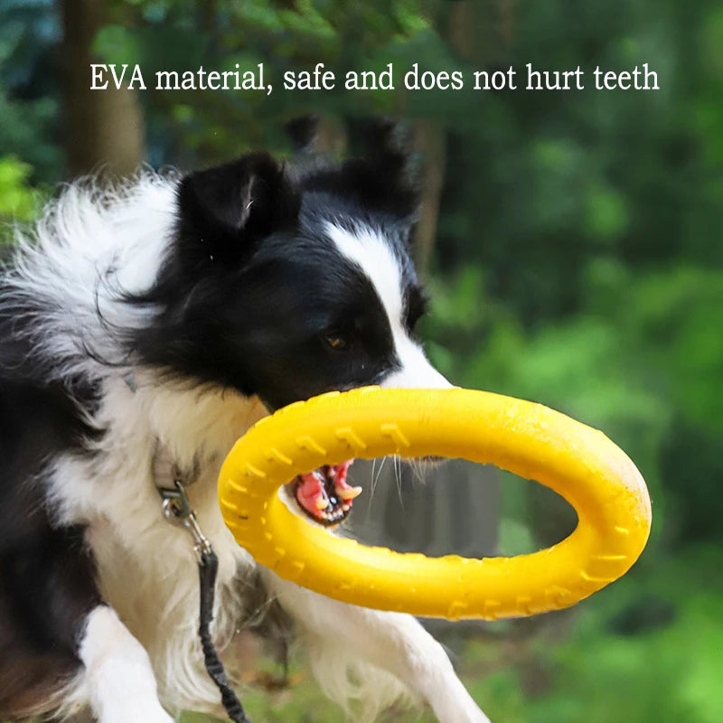 EVA Dog Toy Set 4-Pack: Flying Disc, Ball & Tug Rope Chew-Proof