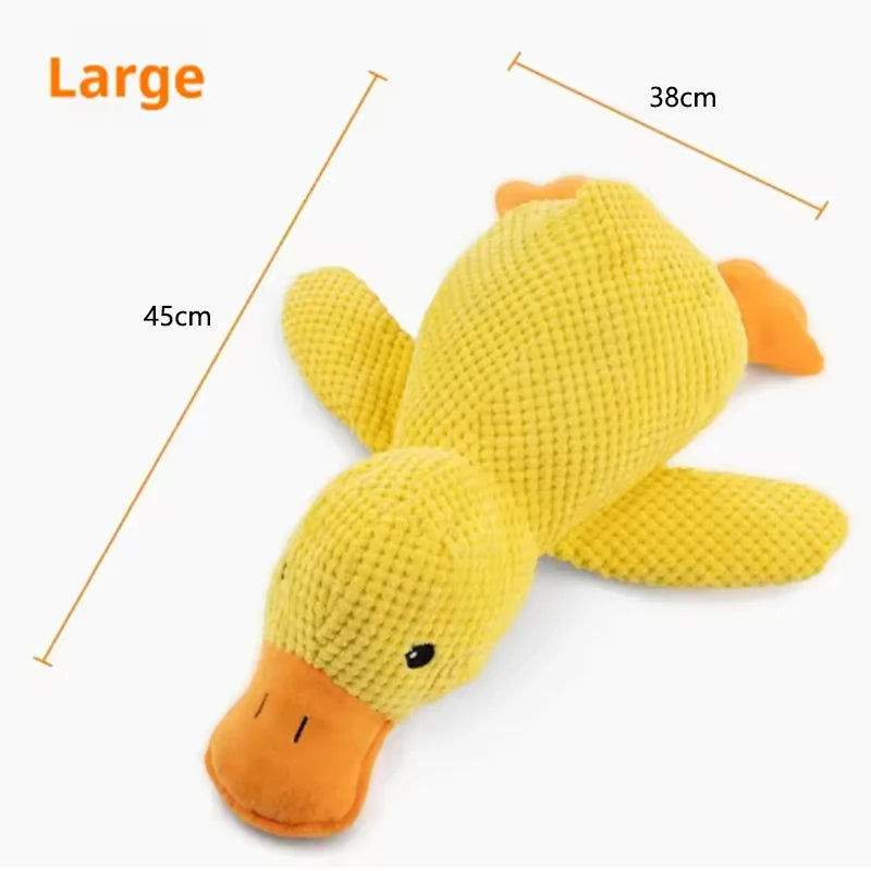 Bite‑Resistant Stomping Duck Dog Toy for Teeth Cleaning & Play