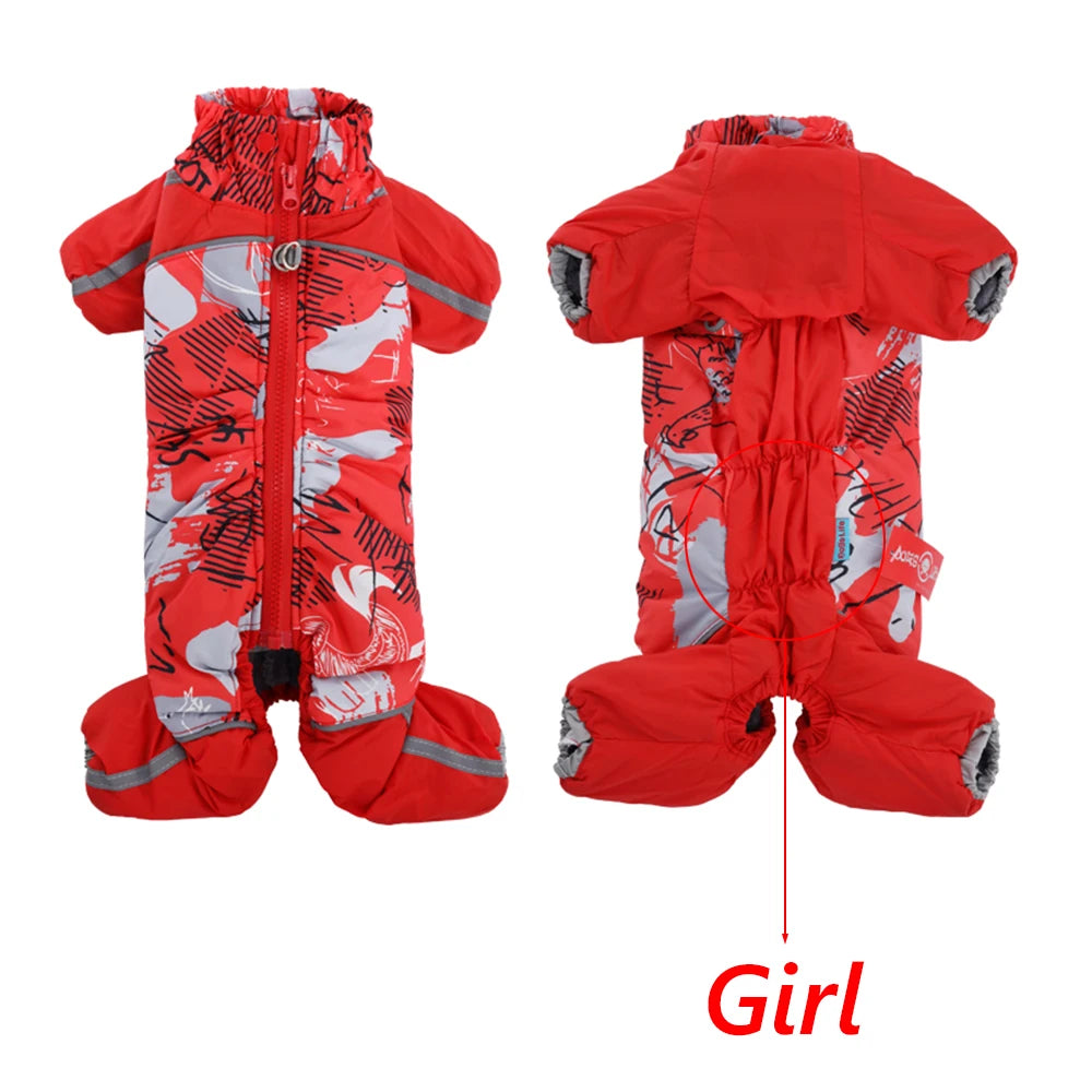 Dog Winter Overalls
