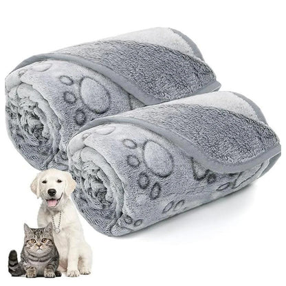 Winter Soft Dog Blanket Washable, Cat Blanket for Indoor Cats
