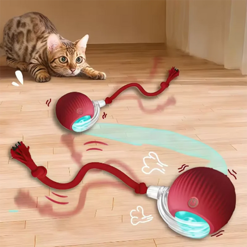 Intelligent Interactive Pet Ball with Obstacle Avoidance for Dogs & Cats