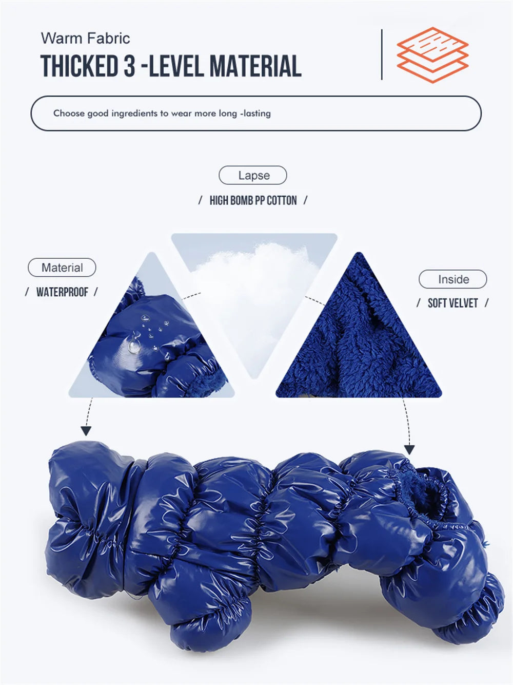 Fleece Dog Winter Jumpsuit