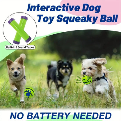 Interactive Giggle Ball Dog Toy for IQ Training & Mental Stimulation