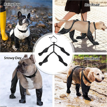 Anti‑Slip Outdoor Dog Shoes Paw Protector Rain Booties for Dogs