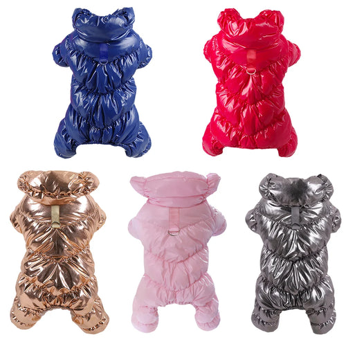 Fleece Dog Winter Jumpsuit