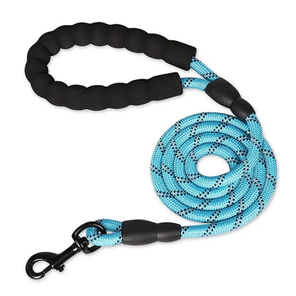 Reflective Padded Handle Dog Leash Heavy Duty Traction Rope