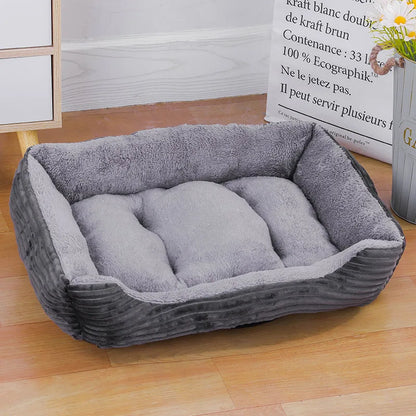 Waterproof Soft Warm Square Pet Bed House for Small to Large Dogs