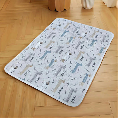 Reusable Washable Winter Dog Pee Pad Waterproof Absorbent Training Mat