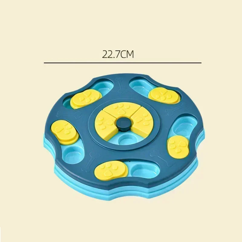 Interactive Slow Feeder Puzzle Toy Bowl for Dogs & Cats