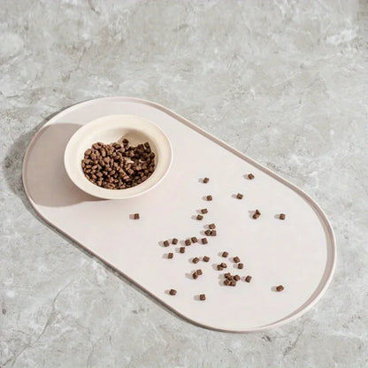 Non‑Slip Waterproof Cat & Dog Feeding Mat for Bowls