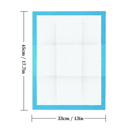 Ultra Absorbent Disposable Pet Diaper Pads with Odor Control (20/40/50/100-Pack)