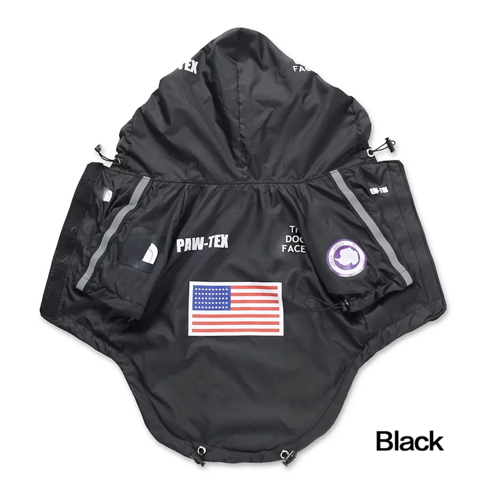 Reflective Waterproof Dog Rain Jacket