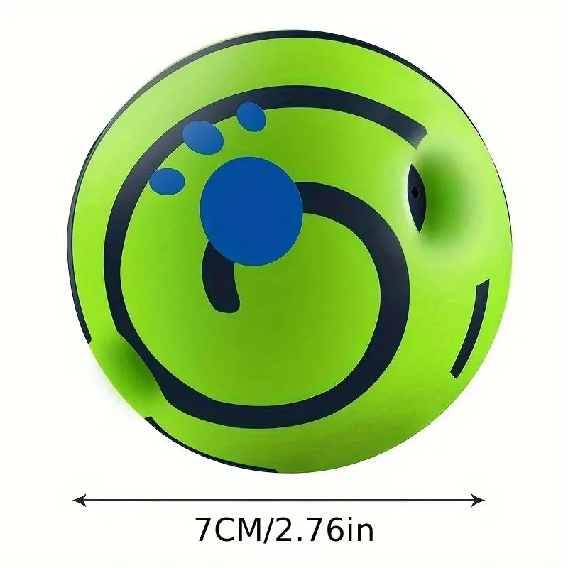 Interactive Giggle Ball Dog Toy for IQ Training & Mental Stimulation