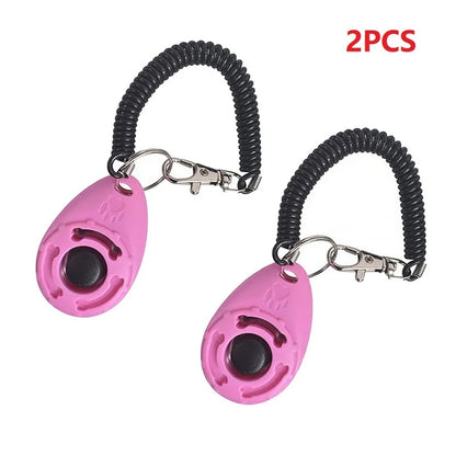 Dog Training Clicker Pet Cat Dog Click Trainer Various Style