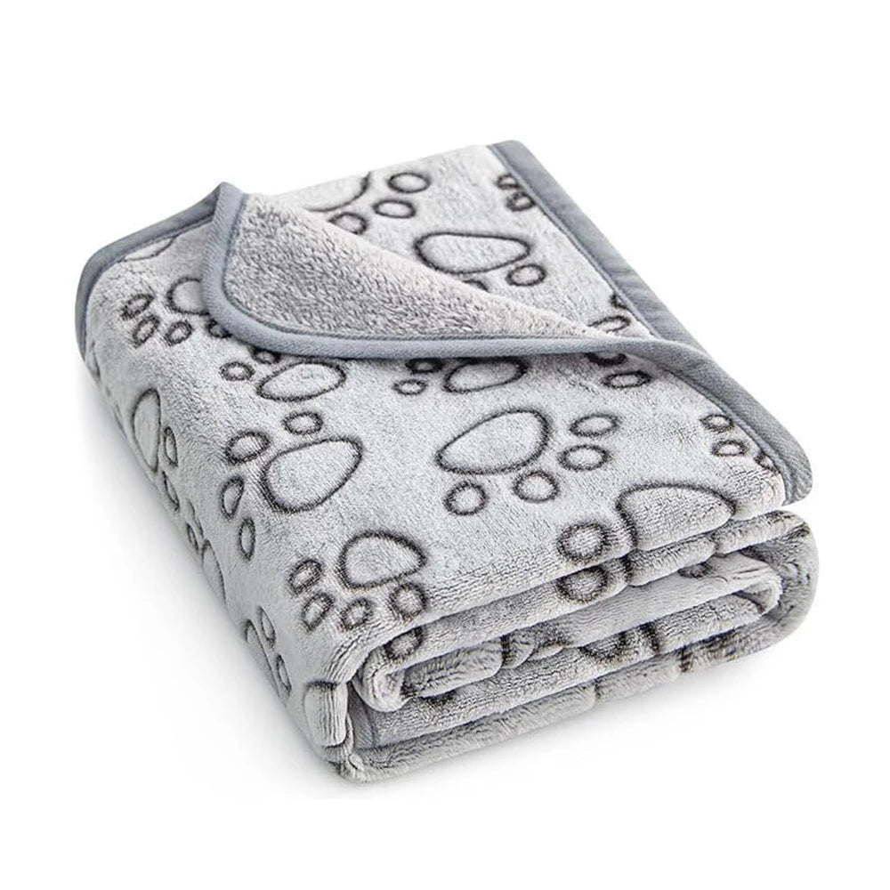 Winter Soft Dog Blanket Washable, Cat Blanket for Indoor Cats