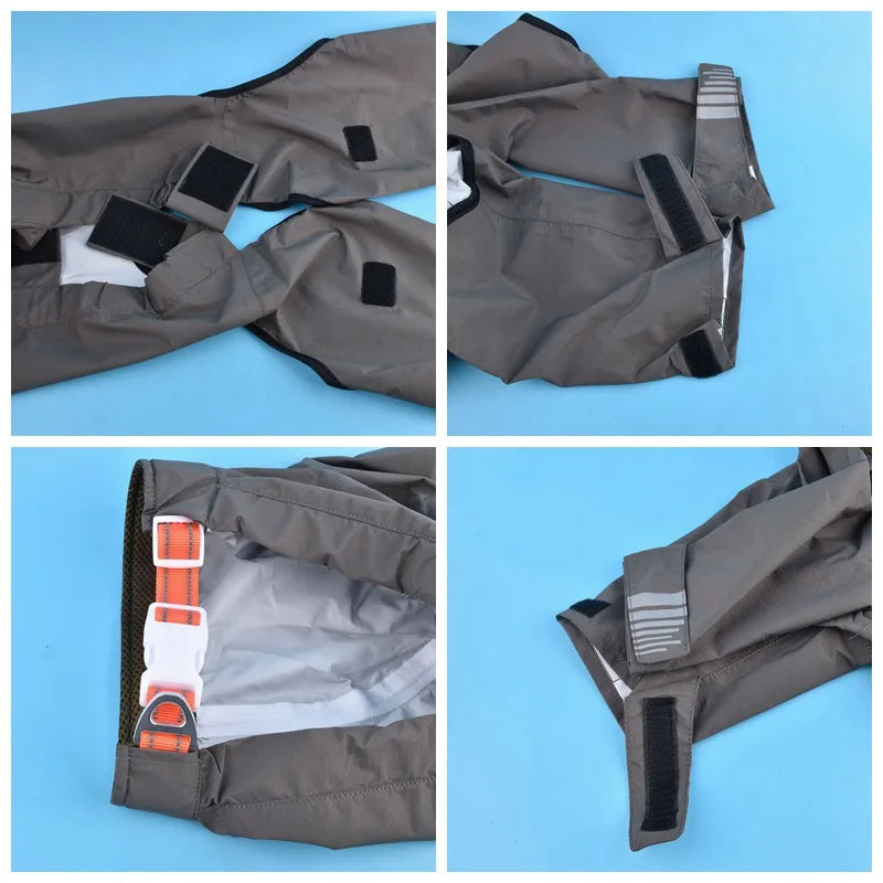High-Quality Dog Clothes Pet Raincoat Snowsuit Waterproof Windproof Dog Coat