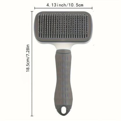 Self-Cleaning Pet Grooming Brush Slicker Comb for Dogs & Cats